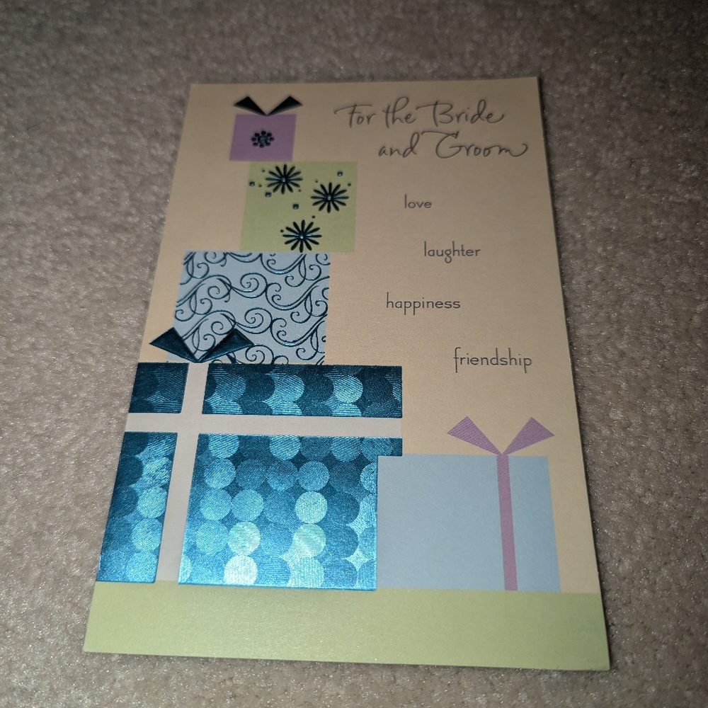 American Greetings Wedding Card